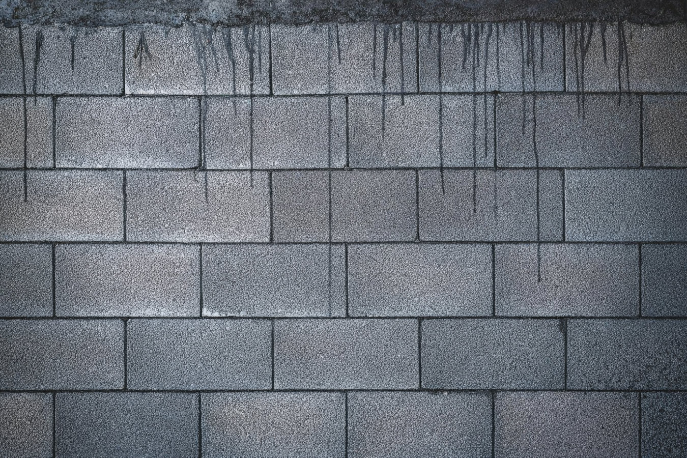 Concrete block walls